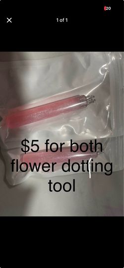 2 Flower Dotting Tools for Nail Art