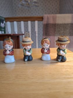  Amish Children Christmas Tree Ornaments 