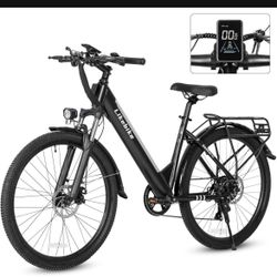 Seeker S 26" Electric Bike for Adults, UL 2849 Certified, City Commuter Electric Bicycle with 350W Motor, 36V 9Ah Removable Battery, 20MPH E-Bikes wit