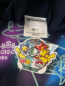 Pokémon San Francisco 2026 Glow in the Dark Hoodie