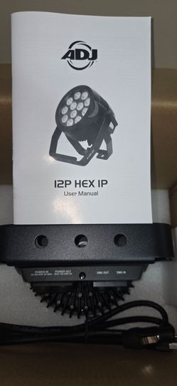 American DJ ADJ 12P HEX IP 65 Outdoor RGBAW + UV LED DMX Par )