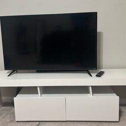 43” Vizio Smart TV + TV Stand – Good Condition