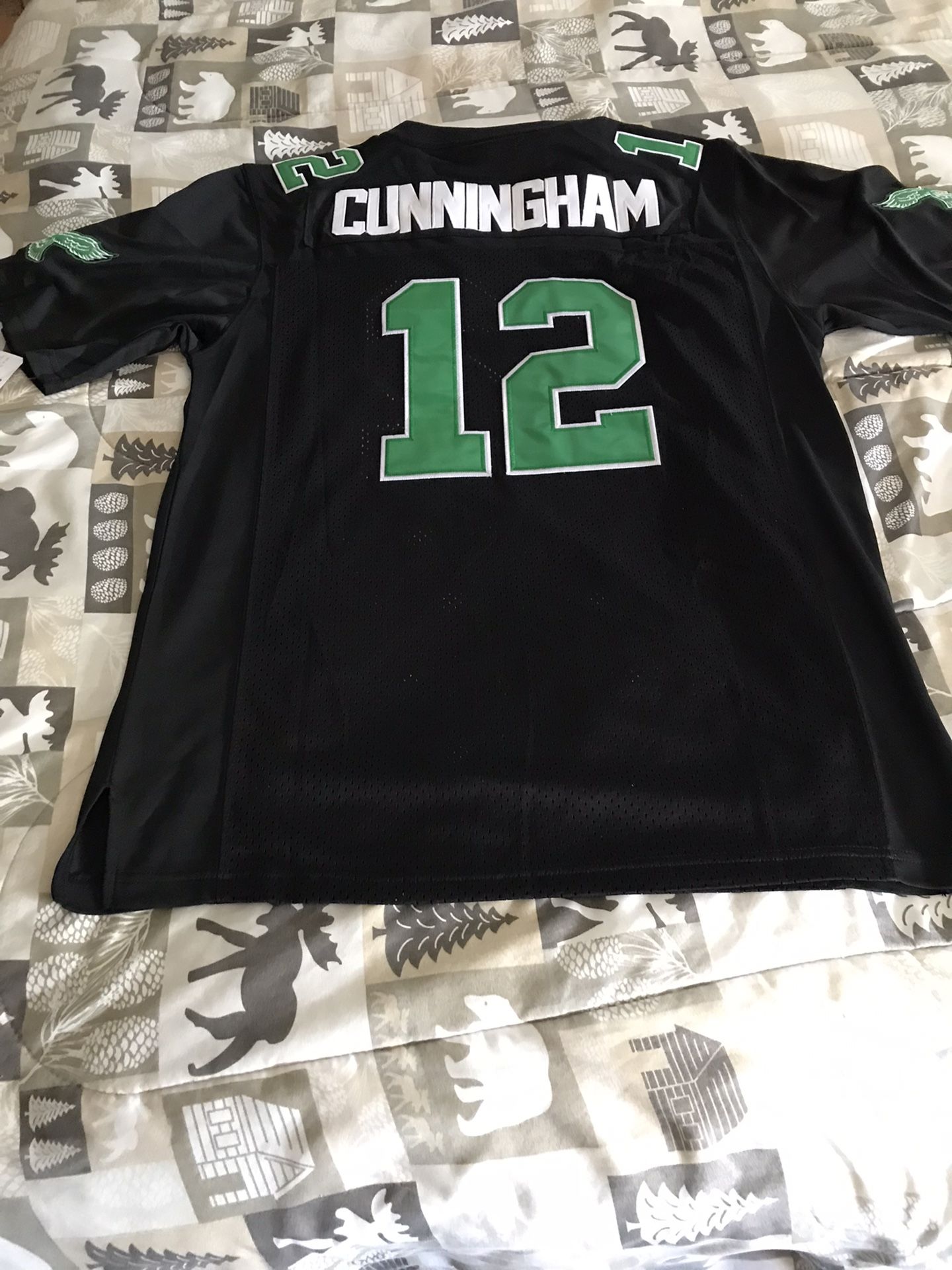 Eagles Cunningham Throwback Football Jersey 