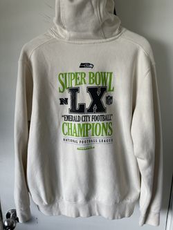 Seahawks Super Bowl Champs Hoodie Large $45
