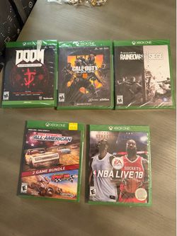 New Xbox one games (lee la descripción