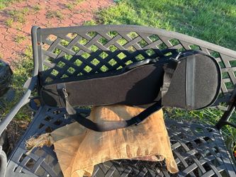 Black Fabric Violin Case with Zipper, Carry Strap, and Handle