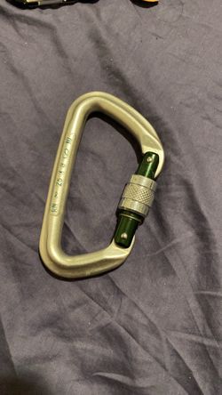 Trango Italy Locking Carabiner 25kN – Retired Climbing Gear