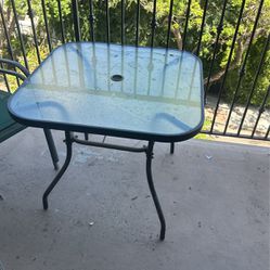 Tapered Glass Table