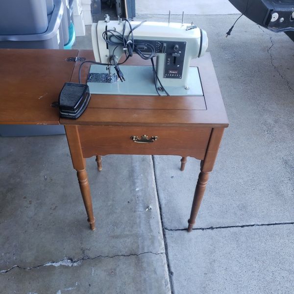Vintage sears Kenmore Desk Sewing Machine Cabinet Table for Sale in
