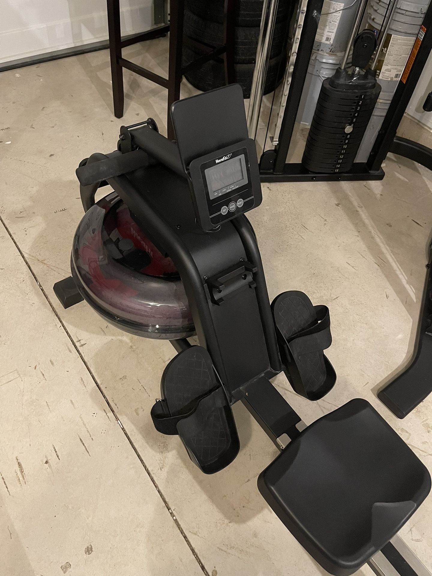 HouseFit Water Rower Rowing Machine