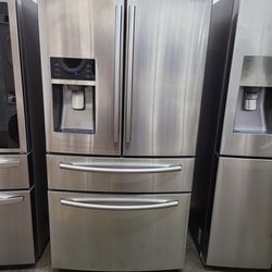 refrigerators SAMSUNG STAINLEES STEEL WITH WARRANTY 