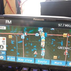 Panasonic Double Din Deck With Apps Gps N More Car Audio Stereo