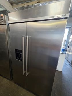48" KITCHENAID BUILT IN STAINLESS STEEL REFRIGERATOR
