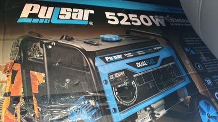 Pulsar 5.250-Watt Dual fuel portable generator with CO Sentry
