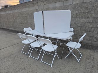 1 table and 8 chairs for $140