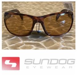 NEW!  Sundog Eyewear Delta-Mela-Lens sunglasses in ‘tortoise brown’