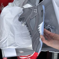 Jordan 5 Wolf Grey - Size 10