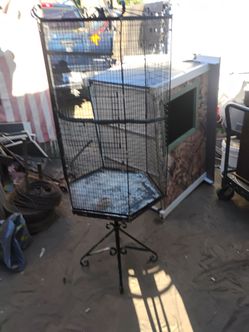 6 ft. Bird cage   made of Raw iron