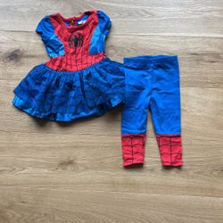 Halloween Costume Spider Girl 6 to 12 months