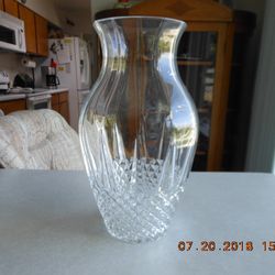Longchamp 24% Leaded Crystal Lg Flower Vase