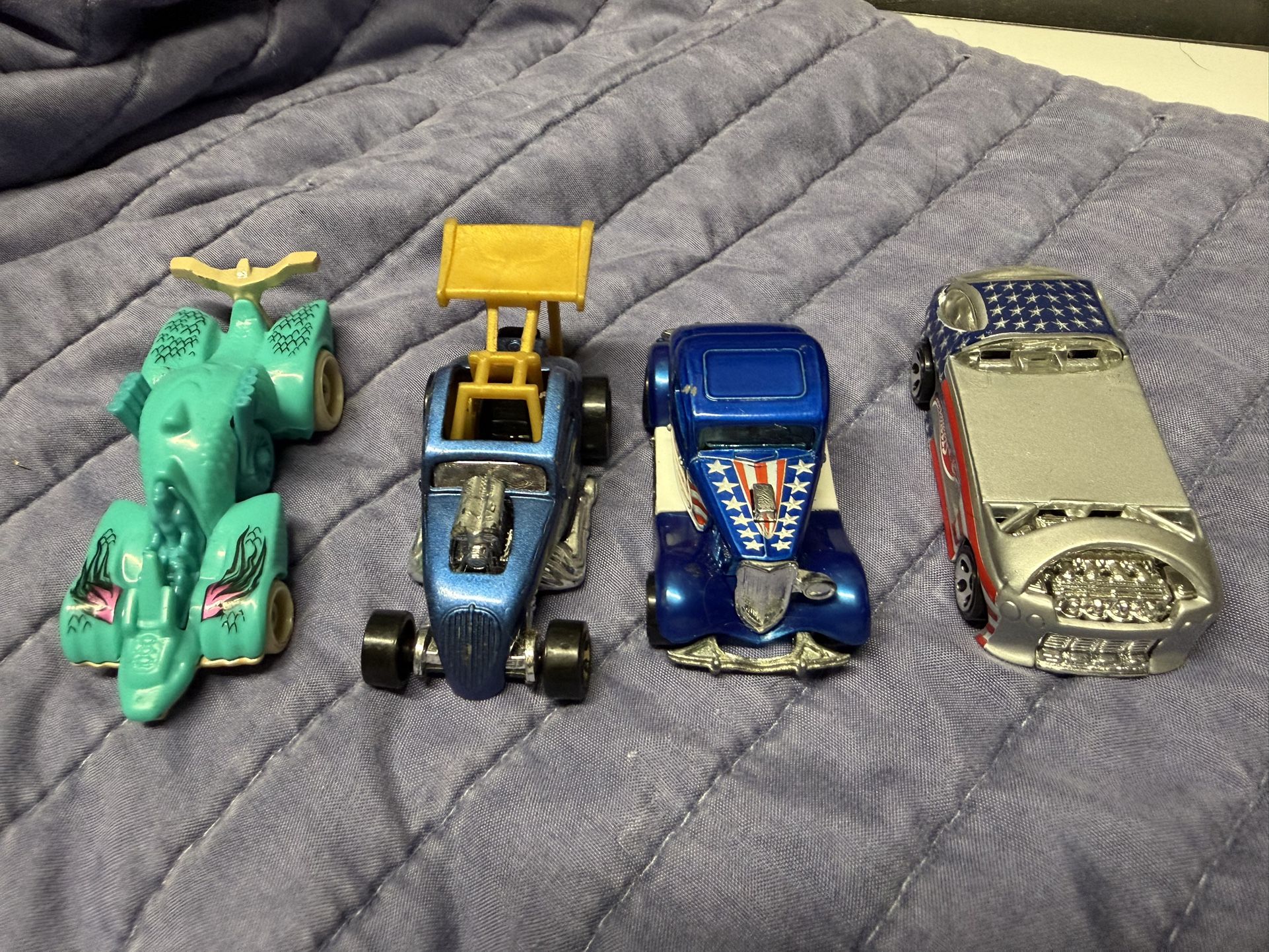 Hot Wheels- Lot Of 4 Cars