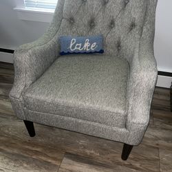 Grey Cloth Chair $85