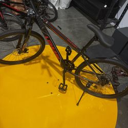 Good And Nice Matte Black And Red Mountain Bike