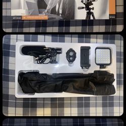 NEW KIT-05LM Video Kit Vlogging Kit Für Smartphone DSLR | Shotgun-Mikrofon 