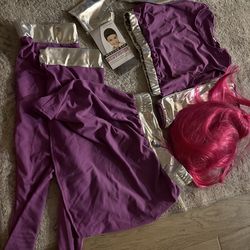 Starfire Costume 2XL Kids  Anime Cosplay