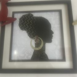 Black Woman Painting