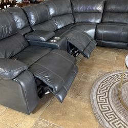 Dark Grey Sectional 
