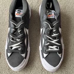 Nike Sacai x Blazer Low Iron Grey Size 11.5