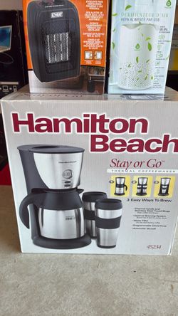 Coffee Pot Hamilton Beach Stay and Go