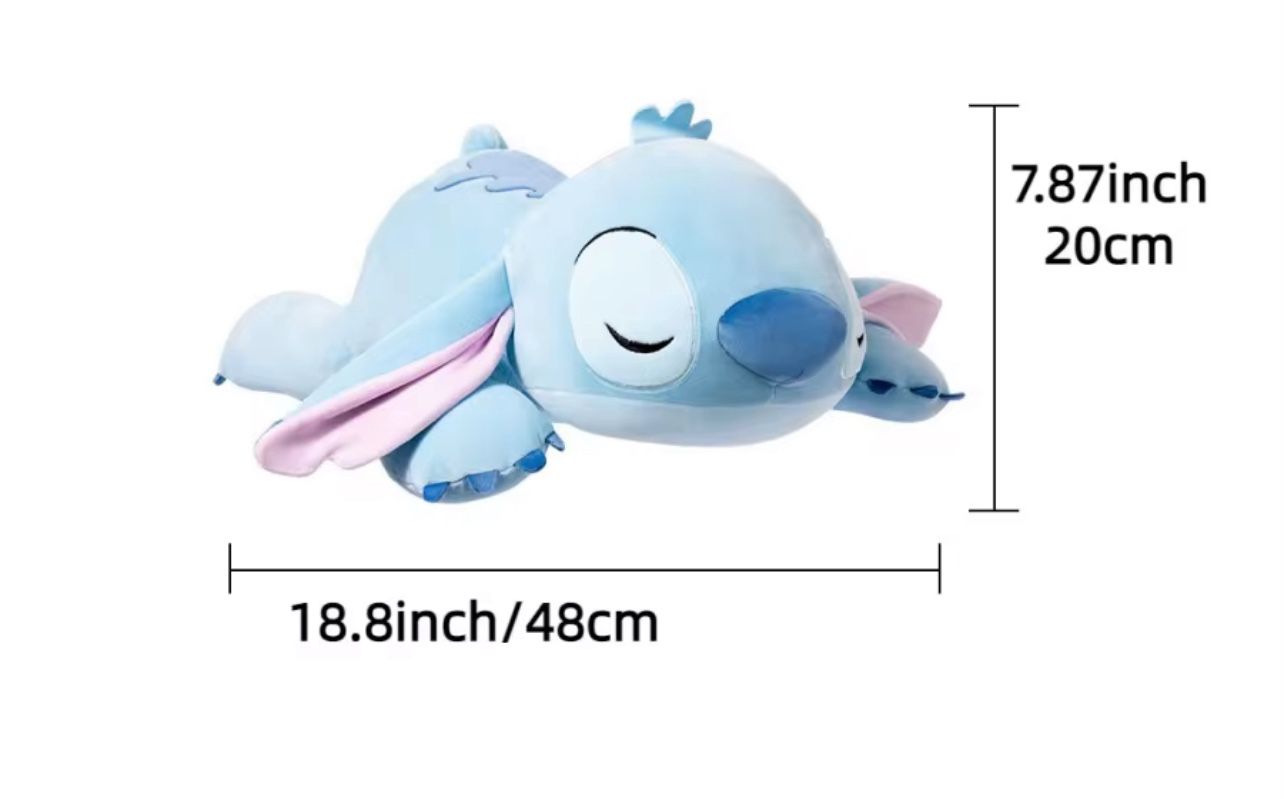Disney Stitch Mochi-Hug Plush Pillow M Size Soft & Squishy
