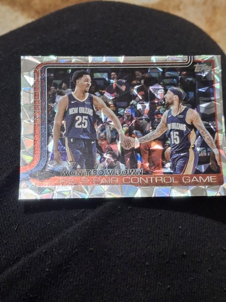2025 Topps Pels Pair Control Silver Diamante 