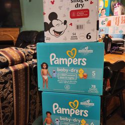 DIAPERS FOR BABY /$25 EACH
