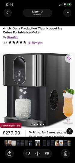 Soft chewable  ice maker