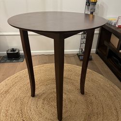 Bar Height Wooden Dining Table