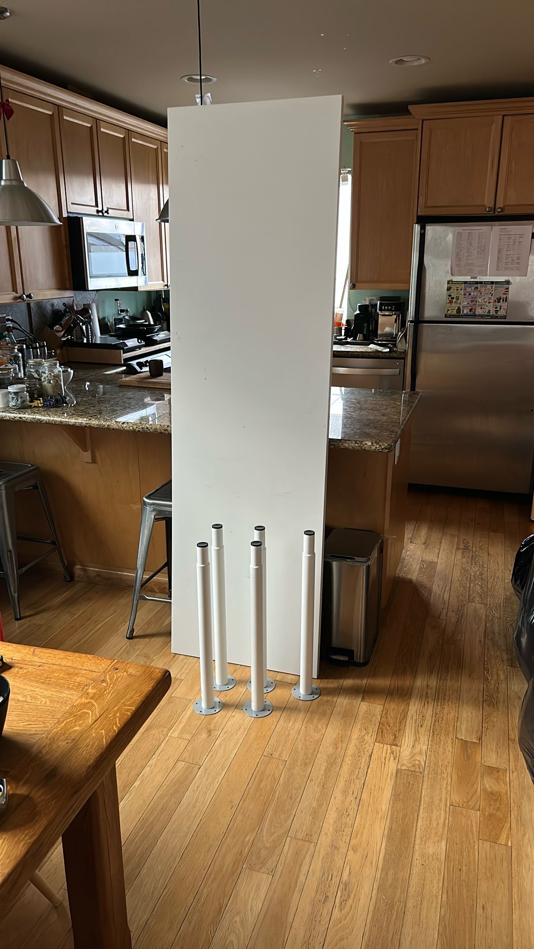 IKEA Tabletop and 5 Legs