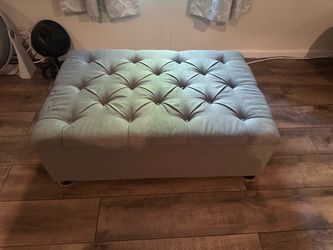 FREE Tufted Fabric Ottoman Sleeper Bed