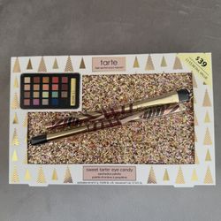 Tarte Sweet Eye Candy Eye Shadow Palette LIMITED EDITION Gold Sparkle Case