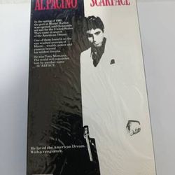 Scarface (1983) Crime/Drama (2 vhs set) new-sealed