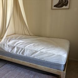 Twin Size Bed Frame / Mattress