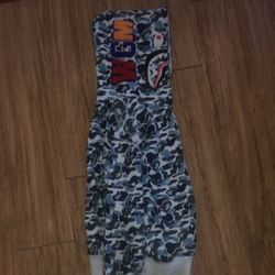 Bape Hoodie Blue Camo
