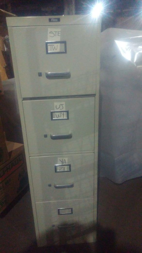 Filling Office Cabinets