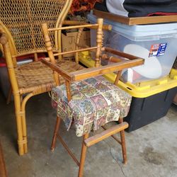 Small Vintage High Chair
