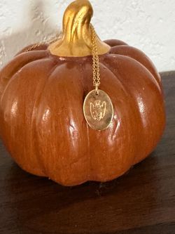 Disney Halloween Mickey ghost gold necklace