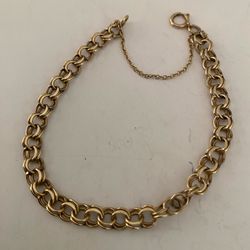 14K Gold Double Link Bracelet