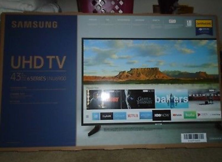 Samsung 43” 6 Series NU 6900 UHD Smart TV 4K LED
