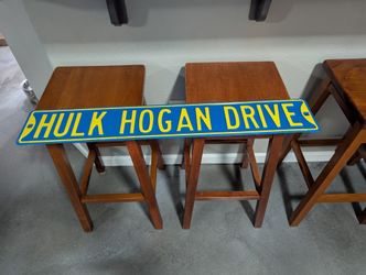 Hulk Hogan Drive Metal Sign 